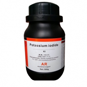 Potassium iodide CAS 7681-11-0 KI kali iot lọ 500g 99%